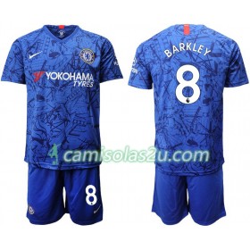 Camisolas de Futebol Chelsea Barkley 8 Criança Equipamento Principal 2019/20 Manga Curta